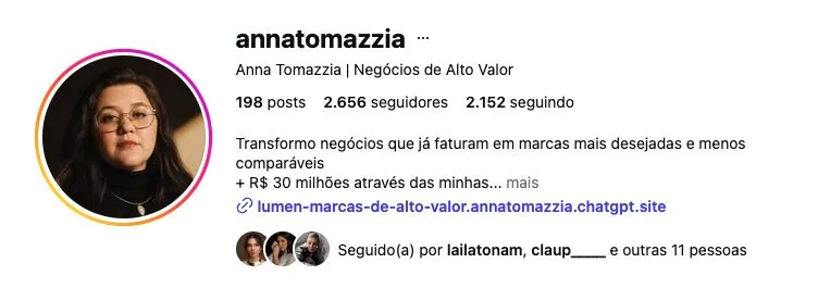 Perfil da Anna